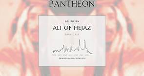 Ali of Hejaz Biography - King of Hejaz and Grand Sharif of Mecca from 1924 to 1925
