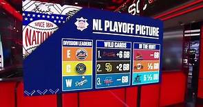 The current NL and AL Playoff picture in the MLB 👀 | SportsCenter