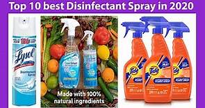 Top 10 best Disinfectant Spray in 2020