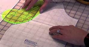 Pamela's Patterns - How to Shorten an Armhole and True a Pattern