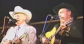 Bill Monroe & Mac Wiseman Legends Of Bluegrass Tour "Traveling This Lonesome Road" 1987 G.Valley, CA