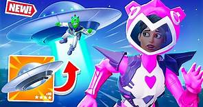 *NEW* ALIEN UFOs are HERE in Fortnite! (Abducted By Aliens)