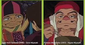 Comparison of Goro and Hayao Miyazaki works. Video essay