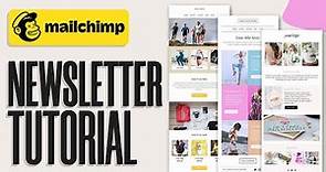 Mailchimp Newsletter Tutorial 2024 | How To Create A Newsletter