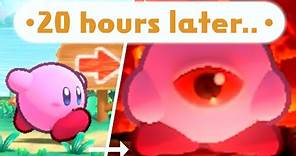 The ENTIRE Kirby Deluxe Experience..
