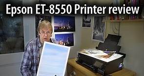 Epson ET 8550 printer review. Functionality, features and print quality of the 13" A3+ EcoTank model