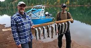 Sacramento River Super Bait Salmon & Secret Lake Trout Fishing
