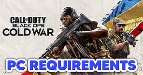 Call of Duty: Black Ops Cold War PC System Requirements | Minimum and Recommended requirements