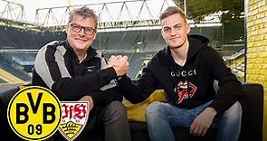 "Reus' shot technique is genius!" | Jacob Bruun Larsen joins Matchday Magazine | BVB - VfB Stuttgart