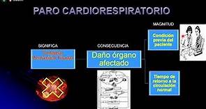 Fisiopatología del Paro Cardiorespiratorio (PCR)