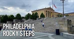 Rocky Steps Walking Tour - Running Up Stairs in Philadelphia, Pennsylvania