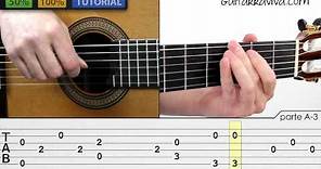 Yesterday guitarra Fingerpicking Fácil con Tabs (clase en la descripción) fingerstyle GUITAR