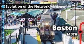 Boston's Commuter Rail Network Evolution