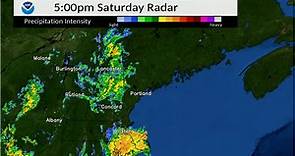 Current radar (as of... - US National Weather Service Gray ME