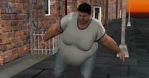 The Heavy Walk - Male Weight Gain Animation