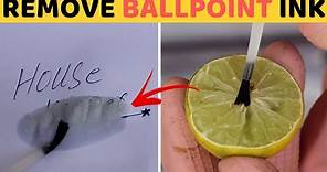 4 Best way to Remove ballpoint pen Ink from paper Without Damaging the Paper