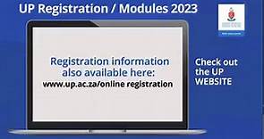 Registering for your 2023... - University of Pretoria