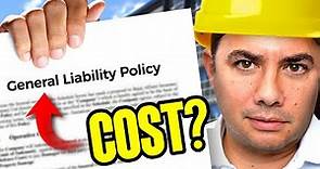 What is the cost of a general liability policy for a general contractor?