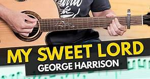 ASI ES COMO SE TOCA My Sweet Lord - George Harrison Beatles Acordes Guitarra