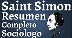 Saint Simon, Padre de la Sociología