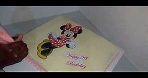 Minnie Mouse Cake for Girl's 6th Birthday