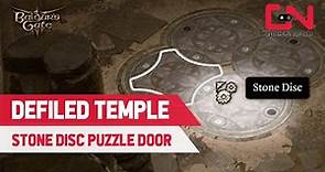 Baldur's Gate 3 Defiled Temple Moon Puzzle Solution - Find the Nightsong Stone Disc Door