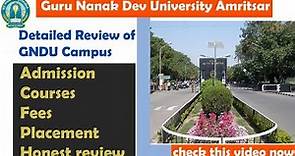 Guru nanak Dev university| Gndu Amritsar Reviews || #gndu