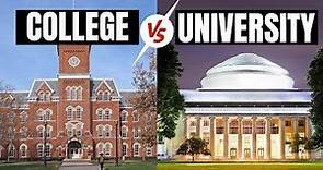 Diferencias entre un College y una Universidad