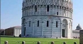 Pisa Baptistery And Cathedral In Italy
