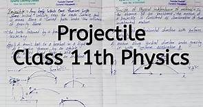 Projectile Motion | Chapter 3 | Motion in a Plane | Class 11 Physics