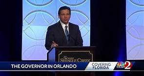 DeSantis delivers first in-person remarks in Orlando since announcing presidential run