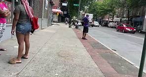 Walking down Flatbush Avenue in Brooklyn, NY- Summer 2020