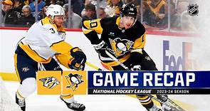 Predators @ Penguins 4/15 | NHL Highlights 2024