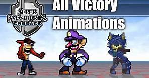 Super Smash Bros Crusade v0.9.1 - All Victory Animations & Themes