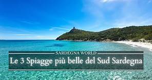 Le 3 spiagge più belle del Sud Sardegna [ 4K ] Sardegna World by drone