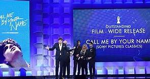 James Ivory & Peter Spears accept award for 'Call Me By Your Name' | 29th Annual GLAAD Media Awards