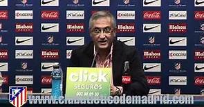 Declaraciones de Gregorio Manzano tras el Atletico de Madrid 2 - Stromsgodset 1