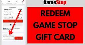 How To Redeem GameStop Gift Card | Use GameStop Gift Card Online (2022)