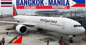 TRIPREPORT | Philippine Airlines (ECONOMY) | Boeing 777-300ER | Bangkok -Manila