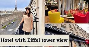 Hotel Duquesne Eiffel Review || Hotel With Eiffel Tower View || Honest Review