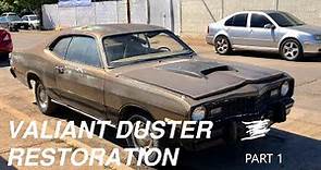 Valiant Duster 1974 | El inicio de la restauración; Parte 1