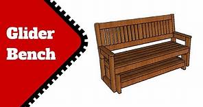 Free Glider Bench Plans