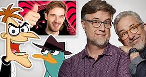 Phineas and Ferb Creators Review Impressions of Their Voices (Candace Against The Universe)