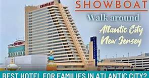 Showboat Atlantic City Boardwalk Hotel New Jersey walk around tour