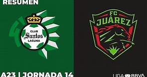 Resumen y Goles | Santos vs FC Juárez | Liga BBVA MX | Apertura 2023 - Jornada 14