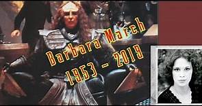 Barbara March dead at 65.