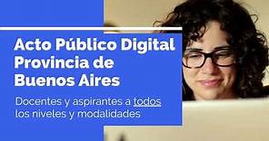 Cómo postularse en el Acto Público Digital de Provincia de Buenos Aires desde la web ABC - Tutorial