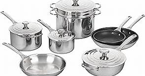 Le Creuset Tri-Ply Stainless Steel 12 pc. Cookware Set