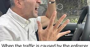 I’ve always thought that sometimes it’s the actual enforcers that are causing the traffic. And today I finally got it on video! | James Deakin