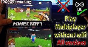 How To Play Multiplayer on minecraft Pe with friend Without Wifi Latest all Version working android